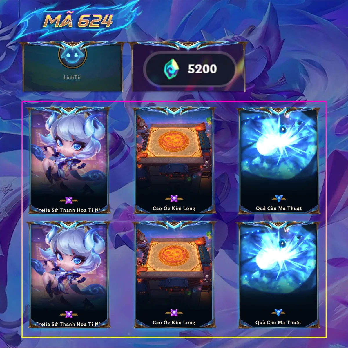 Tài khoản game: 624
