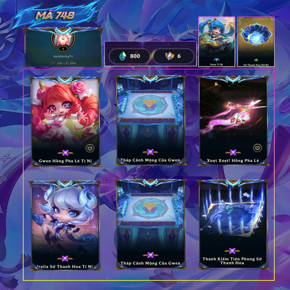 Tài khoản game: 748
