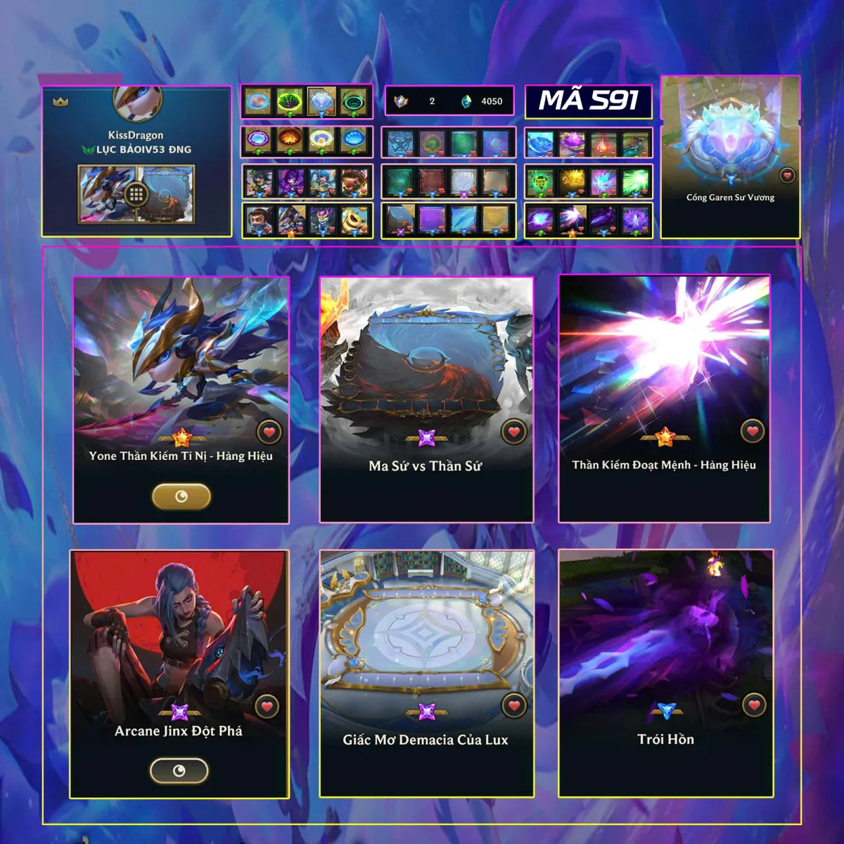 Tài khoản game: 591