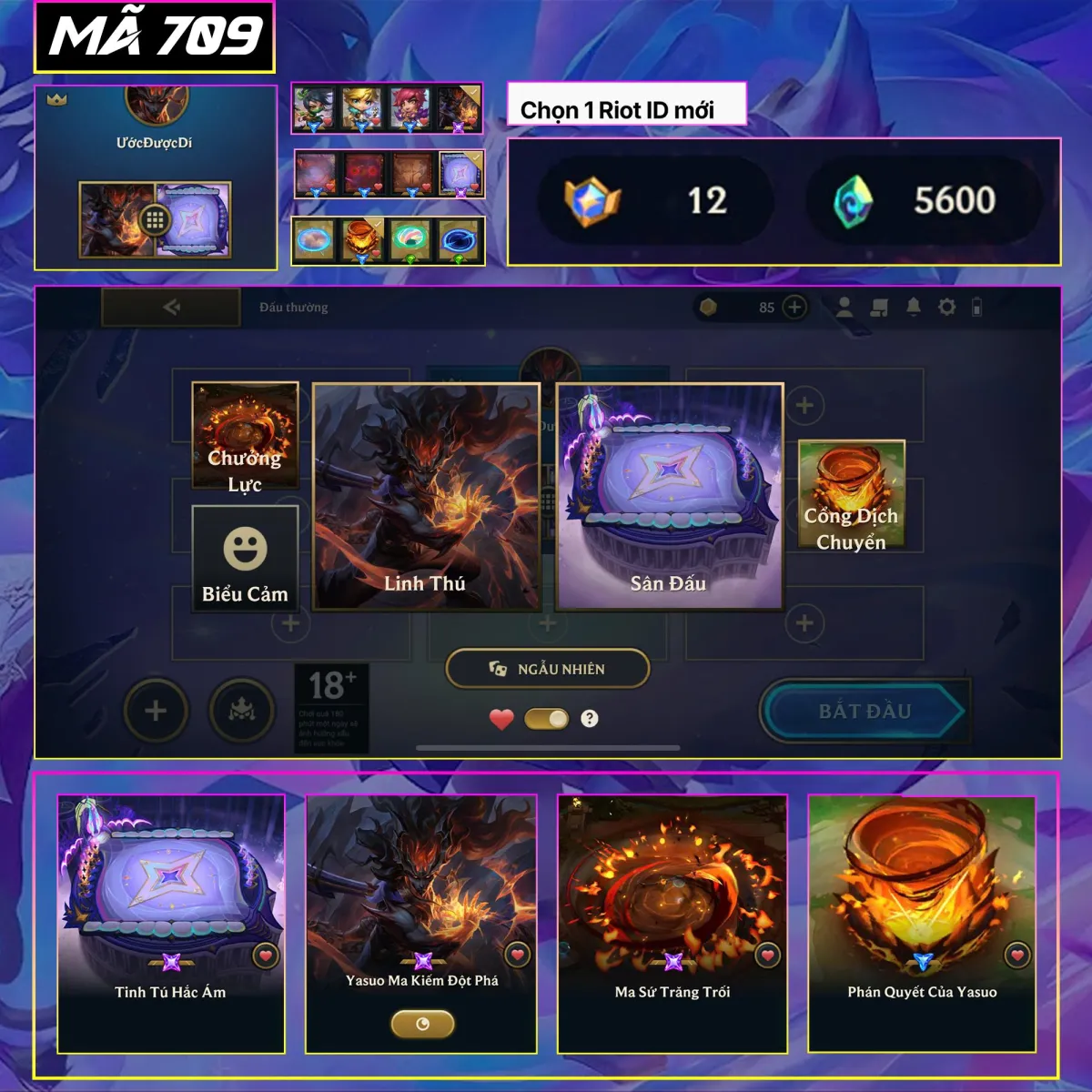 Tài khoản game: 709