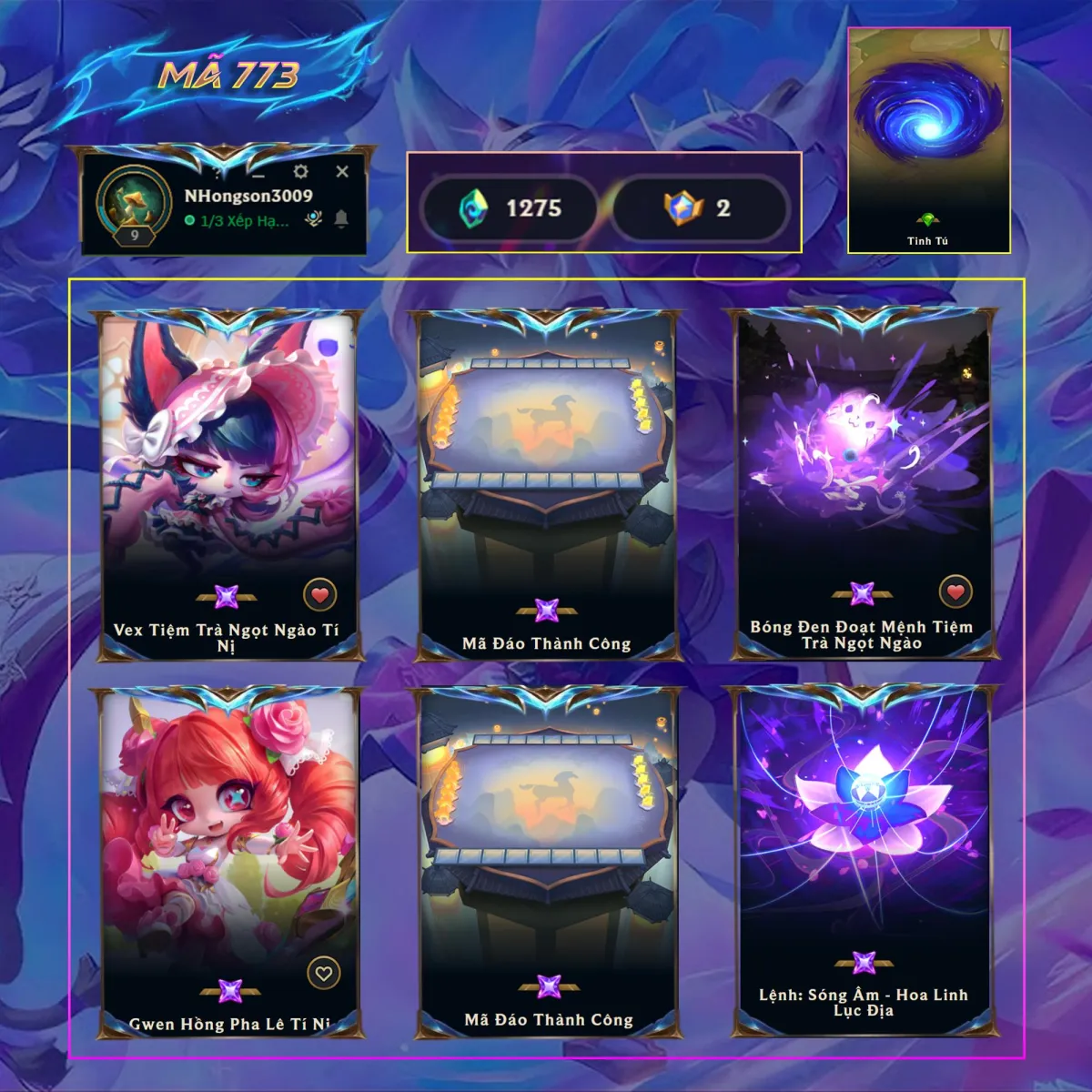 Tài khoản game: 773