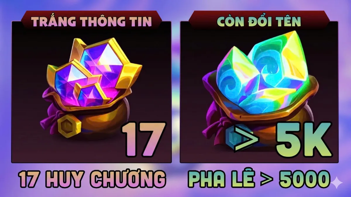 Danh mục: Phôi 17 Đá và 5000+ Pha Lê [Chưa Mail]