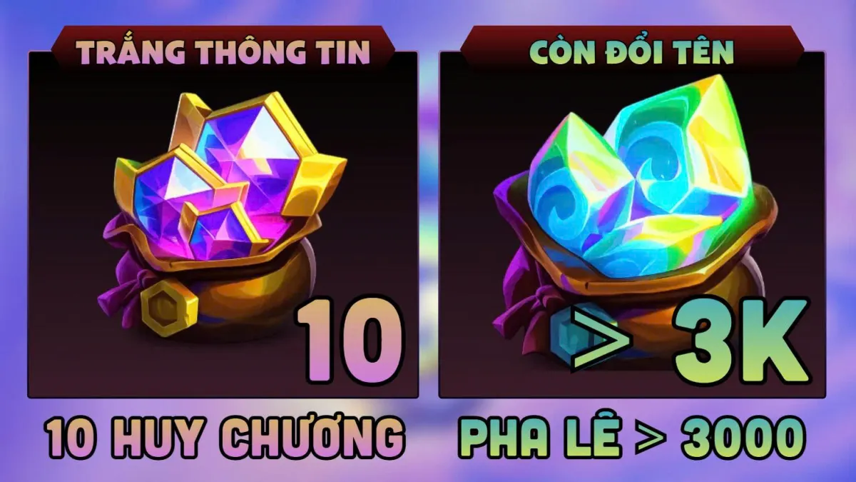 Tài khoản game: Phôi 10 Đá và 2500+ Pha Lê [Chưa Mail]